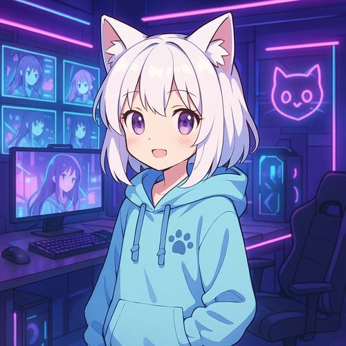 17c一起草萝莉动漫-赛博猫娘